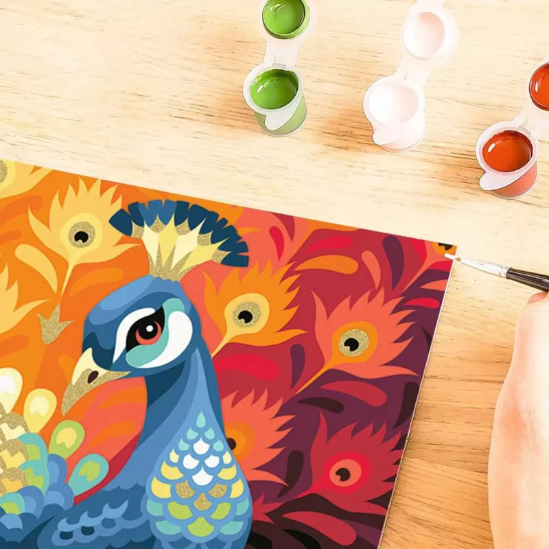 Ravensburger CreArt Proud Peacock – piešimo rinkinys