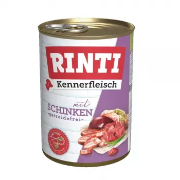 RINTI Kennerfleisch Ham šlapias šunų ėdalas - 400g