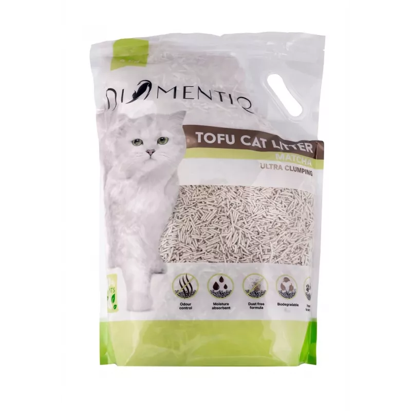 DIAMENTIQ Tofu Matcha Ultra clumping - augalinis kraikas - 4kg