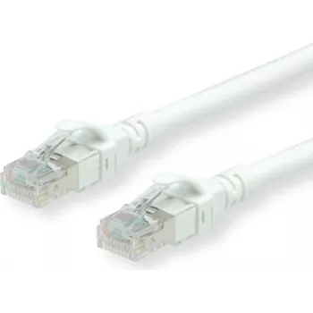 ROLINE Patch-Cable RJ-45 (M) į RJ-45 (M) 3 m UTP CAT 6a Halogen-Free, Moulded, Stranded, Baltas (21.15.2763)