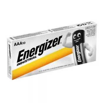 Energizer Industrial AA šarminės baterijos – 6 pakuotės po 10 vnt. + 6 pakuotės dovanų