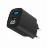 Mobiliojo įrenginio įkroviklis Gembird TA-UC-PDQC30LCD-BK-01 Greitas įkrovimas Juodas