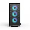 Korpusas Fractal Design Pop 2 Air Black TG RGB Midi Tower — ATX/Micro-ATX/Mini-ITX, 3x120mm priekyje, 1x120mm gale, 2.5 colio + 3.5 colio vietos