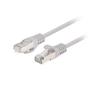 Patchcord CAT.6 FTP 1m Pilka Fluke Testuotas Lanberg 10-VNT