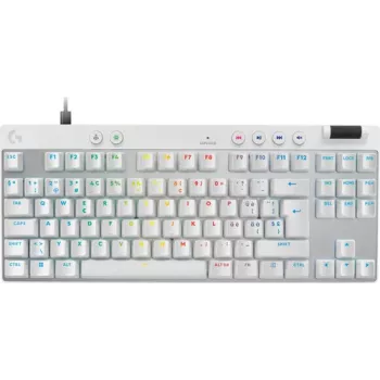 Logitech G PRO X RAPID Gaming klaviatūra - TKL - Mechaninė - QWERTZ (CH) - Balta (920-013286)