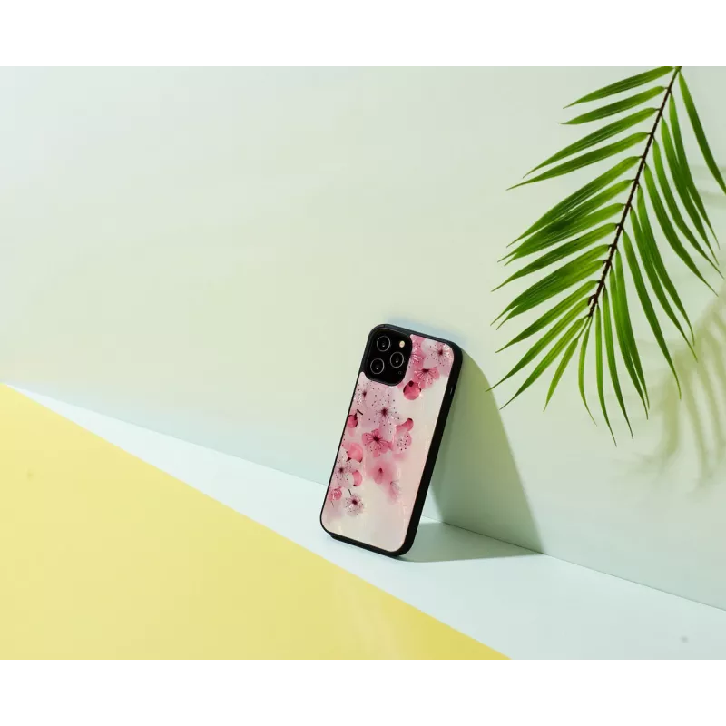 Apsauginis dėklas iKins Apple iPhone 12 Pro Max su vyšnios žiedo dizainu