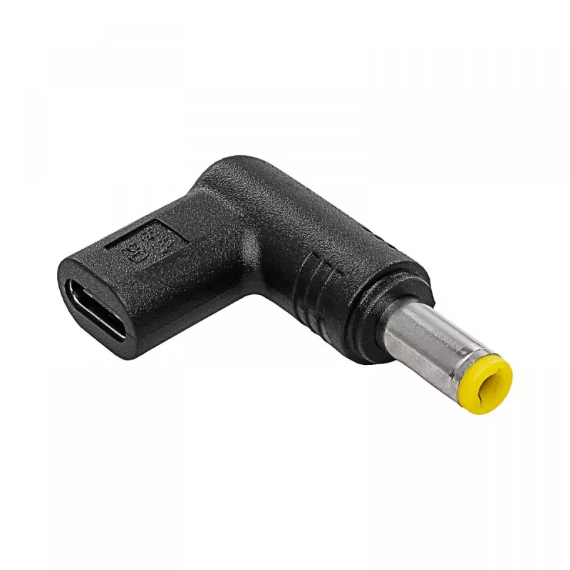 Akyga AK-ND-C01 USB-C – DC 5,5 x 2,5 mm adapteris nešiojamojo kompiuterio įkrovimui, 18,5-20 V, 100 W