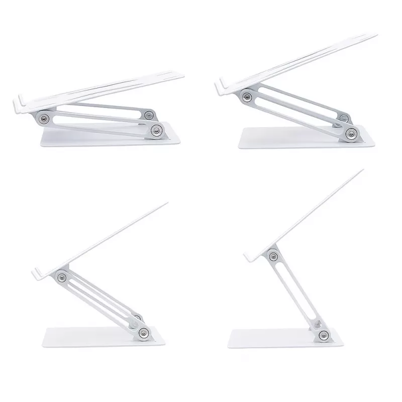 MEDIA-TECH Laptop Stovas – Nešiojamojo kompiuterio stovas MT2661W (baltas)