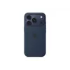 Silicone Dėklas Apple iPhone 17 Pro MagSafe Midnight Tamsiai Mėlynas