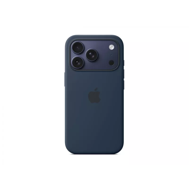 Silicone Dėklas Apple iPhone 17 Pro MagSafe Midnight Tamsiai Mėlynas