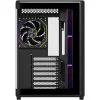 COOLER MASTER Elite 600 ARGB, juodas bokštinis korpusas, 2x grūdintas stiklas
