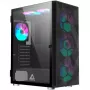 MONTECH X3 X3MESH-BK juodas MIDI Tower kompiuterio korpusas su tinkliniu priekiniu skydeliu