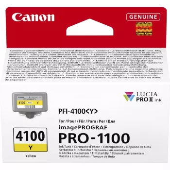 Canon PFI-4100 geltona kasetė 80 ml LUCIA PRO II originali