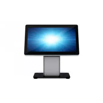 Elo Slim Self-Service Countertop Stovas - Stovas - POS-terminalui - Juoda/Sidabrinė - tinka Elo 1502L, 2002L, 2202L, 2402L, 2702L, I-Series ESY15i2, ESY15i5, ESY22i2, ESY22i5 (E514693)