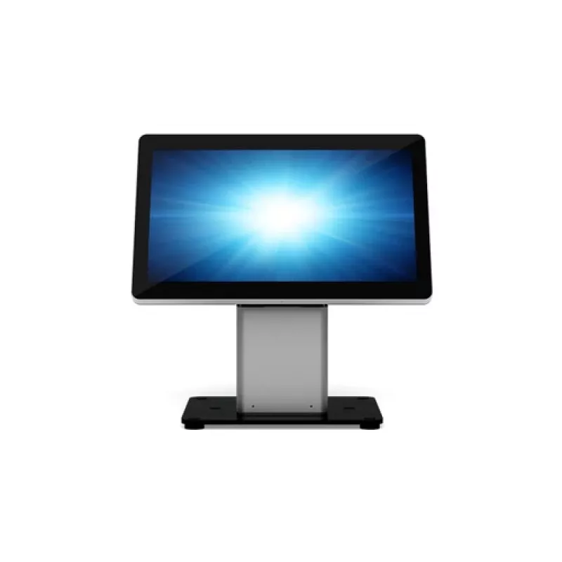 Elo Slim Self-Service Countertop Stovas - Stovas - POS-terminalui - Juoda/Sidabrinė - tinka Elo 1502L, 2002L, 2202L, 2402L, 2702L, I-Series ESY15i2, ESY15i5, ESY22i2, ESY22i5 (E514693)