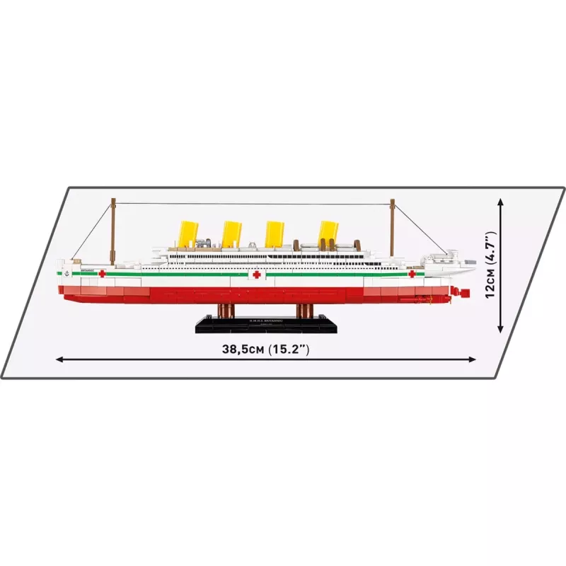 Konstrukciniai blokeliai H.M.H.S. Britannic 636 blokai