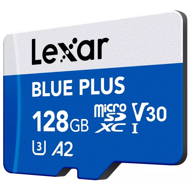 MicroSDXC atminties kortelė Lexar BLUE PLUS 128 GB UHS‑I U3 V30 170 MB/s
