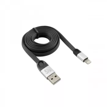 Sbox USB 2.0-8-Pin/2.4A juodas/sidabrinis