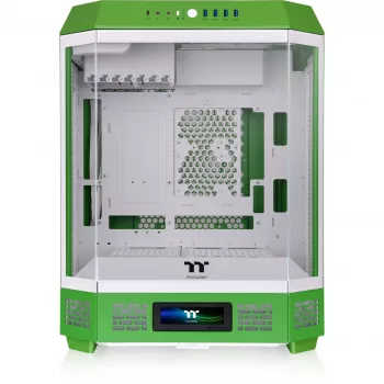 Thermaltake The Tower 600 vidutinis bokštas ATX korpusas su stiklinėmis panelėmis (Žalia/Balta)