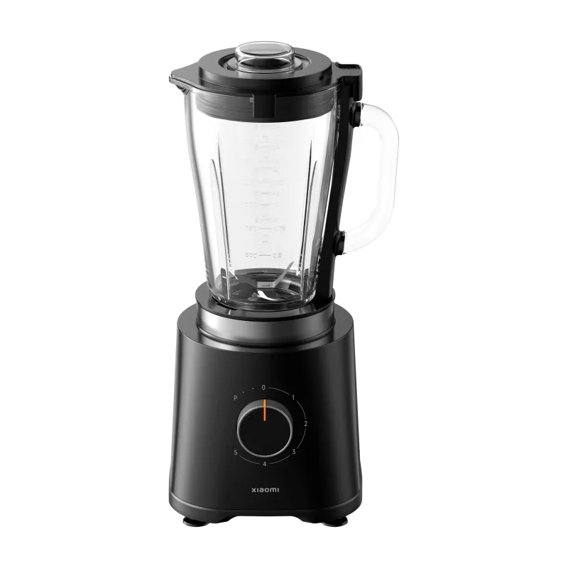 Maišytuvas Xiaomi BHR8936EU — 600 W, 1,75 L, 5 greičių, rotacinis valdymas, nerūdijančio plieno peiliai, juodas