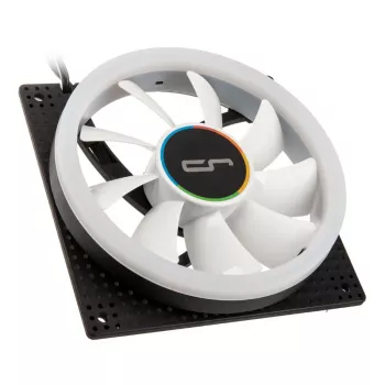 Ventiliatorius Cryorig Crona X 120 mm Baltas — 400–1700 RPM, 60.6 CFM, 2.65 mmH2O