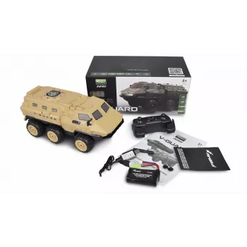Amewi V-Guard šarvuota transporto priemonė 6WD 1:16 RTR nuotoliniu valdymu RC modelis su elektriniu varikliu (22585)