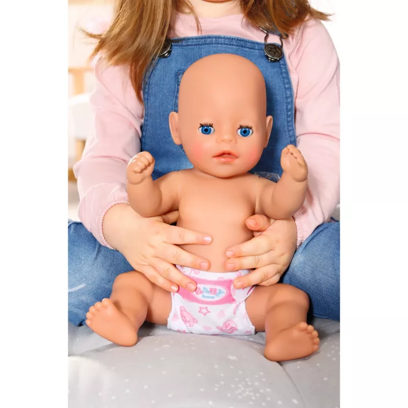 Sauskelnės lėlei BABY born, ZAPF – komplektas naujagimio dydžio lėlių vystyklų