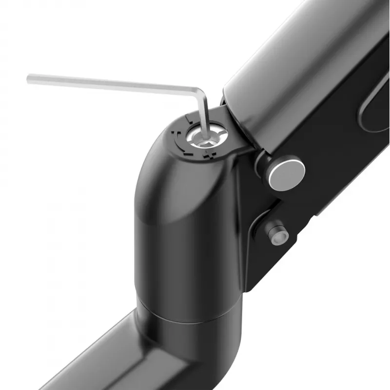 Maclean MC-860N Monitor Mount su dujine spyruokle, 13-27 colių, 8 kg, juoda