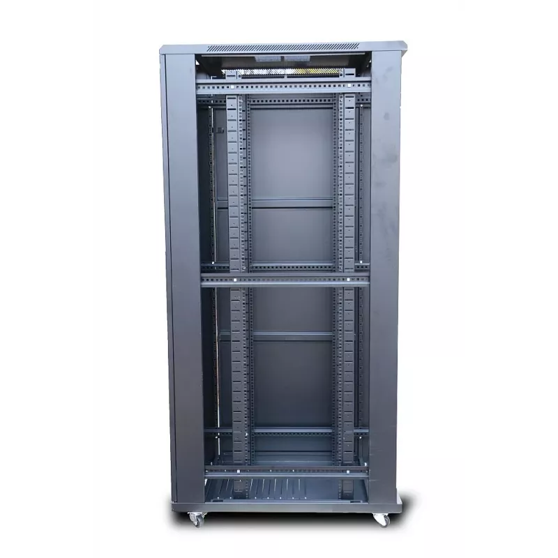 Grindinis tinklo spintos stovas Extralink 42U 600x1000 juodas