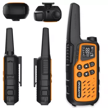 Radiostacija Baofeng BF-T25E Oranžinė, 2 vnt.