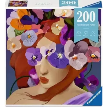 Dėlionė Ravensburger Puzzle Moment Violetinė — 200 dalių, kompaktiškas formatas