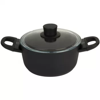 Puodas BALLARINI 75002-920-0 Apvalus Juodas Aliuminis 20 cm