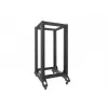 Atviras stelažas LANBERG OR01-6822-B 22U, 600 mm x 800 mm, juodas, 600 kg