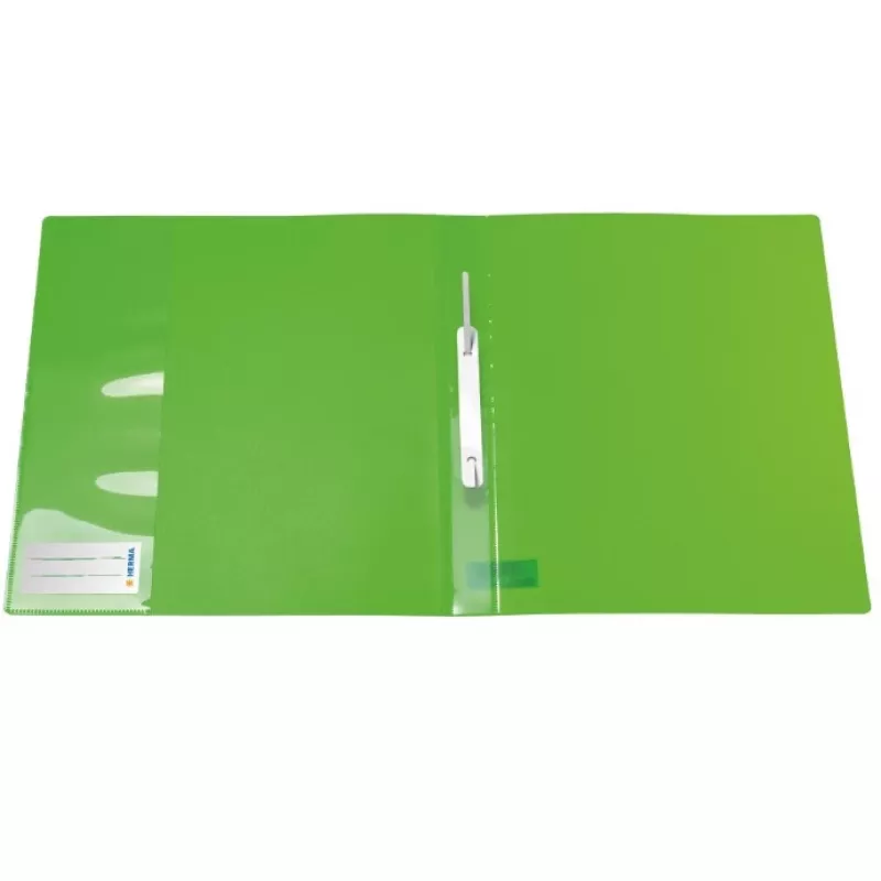 Aplankas HERMA 19639 polipropileninis žalias A4 240x310 mm