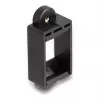 DeLOCK Keystone Holder Snap-in Frame Juodas 18mm x 40mm x 10mm
