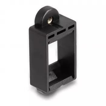 DeLOCK Keystone Holder Snap-in Frame Juodas 18mm x 40mm x 10mm