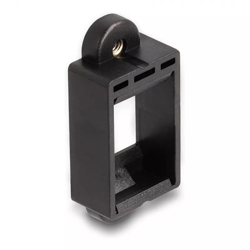 DeLOCK Keystone Holder Snap-in Frame Juodas 18mm x 40mm x 10mm