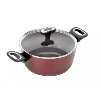Puodas sriubai JATA CF924 4L Raudonas Aliuminis