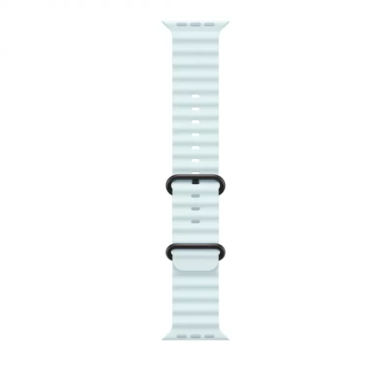 Apple 49 mm Ice Blue Ocean Band – Black Titanium Finish