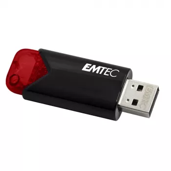 USB atmintukas Emtec Click Easy 16 GB USB Type-A 3.2 Gen 2 juodas raudonas