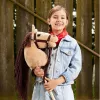 Žirgas ant lazdos HOPPIHORSE Hobby Horse A3 smėlio spalvos