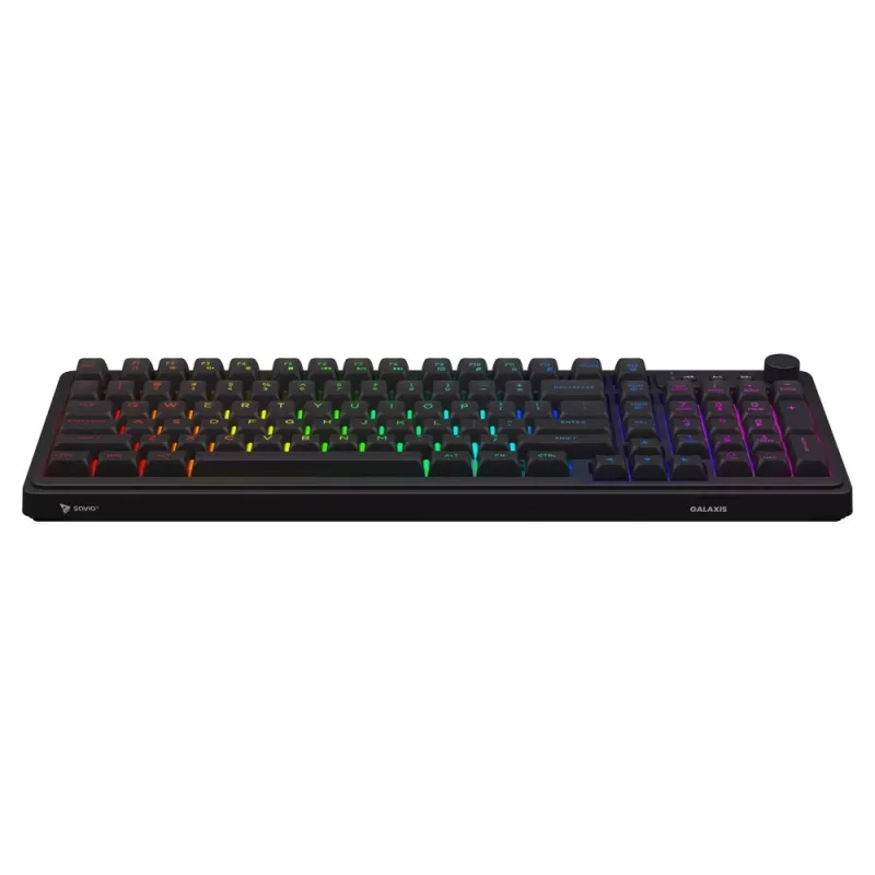 Savio Galaxis klaviatūra žaidimams, membraninė, USB, QWERTY JAV anglų, juoda
