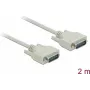 Serijinis kabelis DeLOCK 85976 Smėlio spalvos 2m Sub-D15