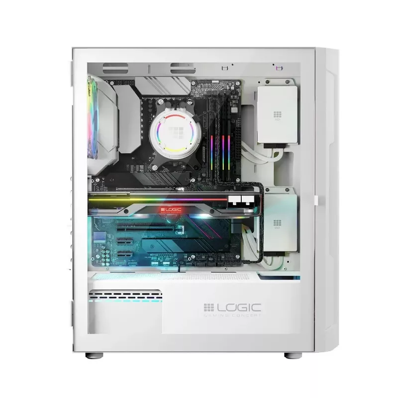 Korpusas Logic ARAMIS ARGB MINIDI USB 3.0 Baltas