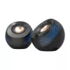 Kolonėlės kompiuterinės CREATIVE Pebble X 2.0 2.0, 15 W RMS, USB-C, Bluetooth 5.3, RGB apšvietimas
