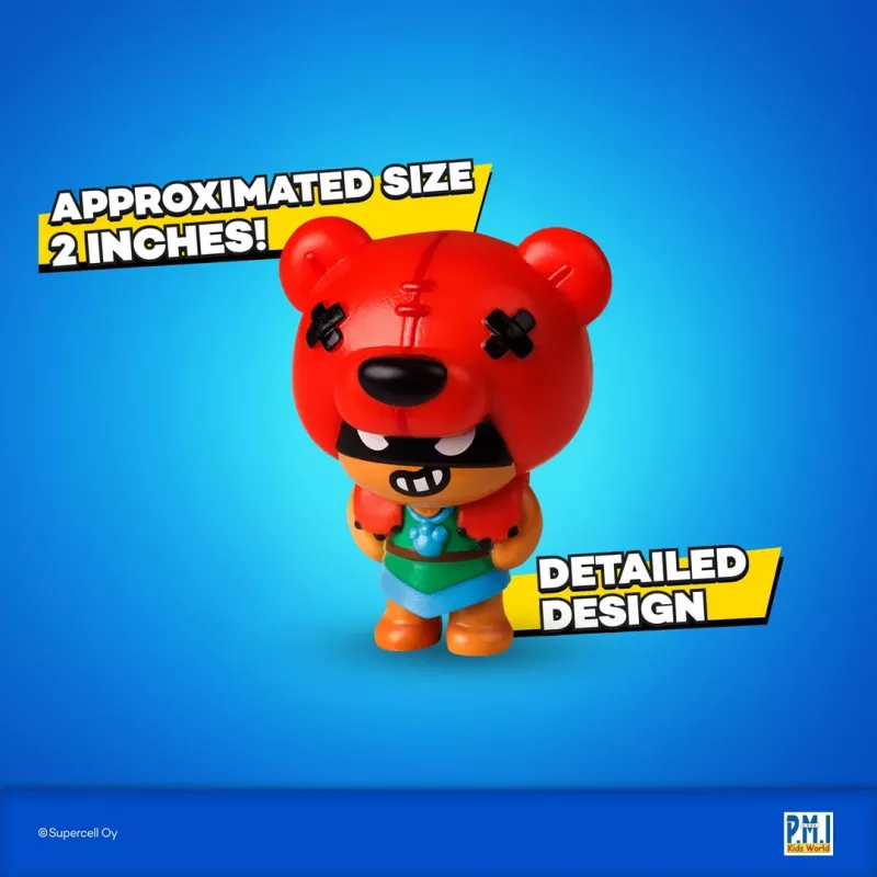 Brawl Stars S1 figūrėlės – 8 vnt. deluxe dėžutė VER.B