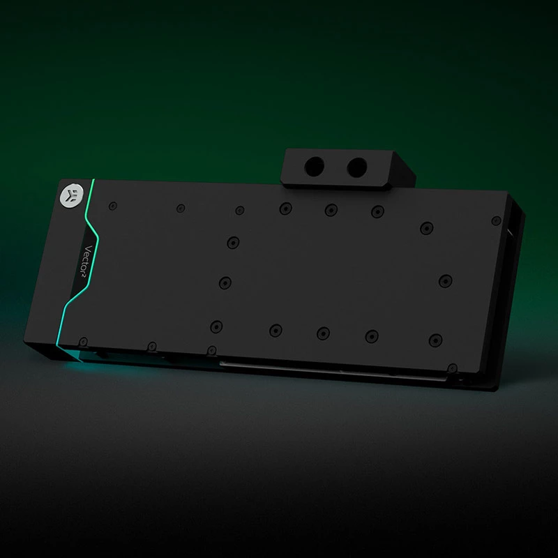 Vandens blokas EK Water Blocks Acetal Nickel Black 41mm