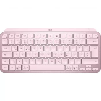 Logitech MX Keys Mini belaidė apšviesta klaviatūra - rožinė - CENTRAL (DE)
