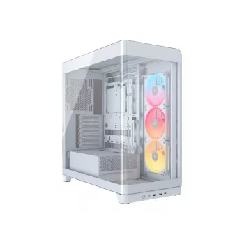 Korpusas PC Corsair 4500X LX-R RGB grūdintas stiklas Midi bokštas baltas