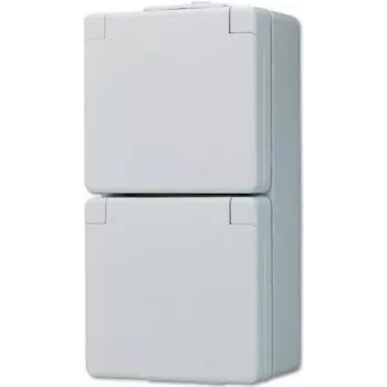 Kištukinis lizdas F tipo JUNG 622 W, 16 A 250 V, baltas duroplastinis korpusas